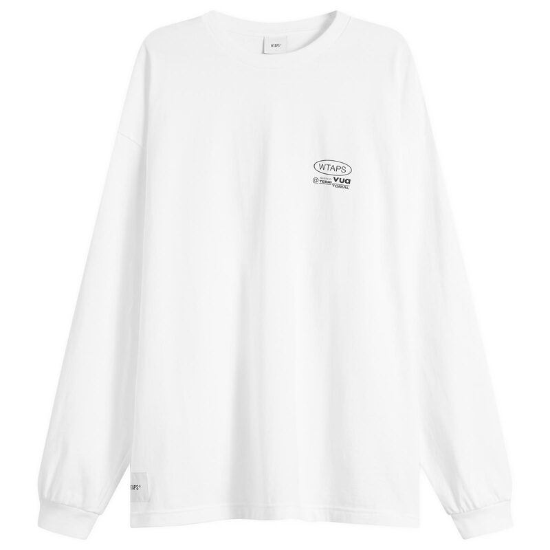 ダブルタップス メンズ トップス Tシャツ WTAPS Protected By Long Sleeve T-Shirt White ホワイト