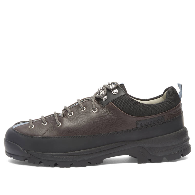 グレンソン メンズ シューズ スニーカー Grenson Sneaker 70 Brown \u0026 Black 黒いこと