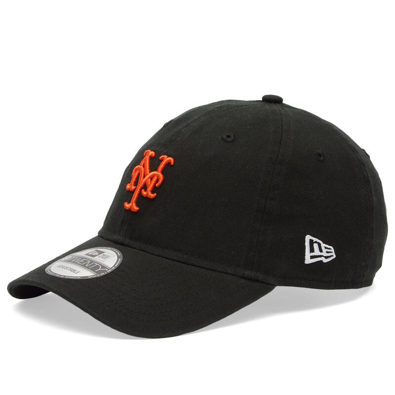 ニューエラ メンズ アクセサリー 帽子 キャップ New Era New York Mets Washed Script 9Twenty Cap Black ブラック