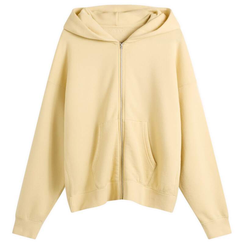 ビズビム メンズ アウター パーカー・スウェット 羊毛 Visvim Jumbo Fine Wool Hoodie Yellow 黄色