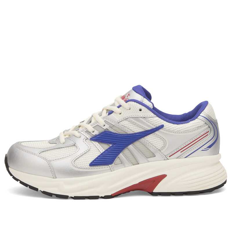 ディアドラ メンズ シューズ スニーカー トール Diadora Mythostar Metallic Sneakerecycled White & Imperial Blue ホワイト