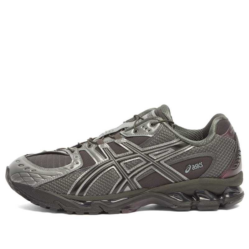 アシックス メンズ シューズ スニーカー Asics x Unaffected Gel Nimbus 10.1 Sneaker Gunmetal & Black ブラック
