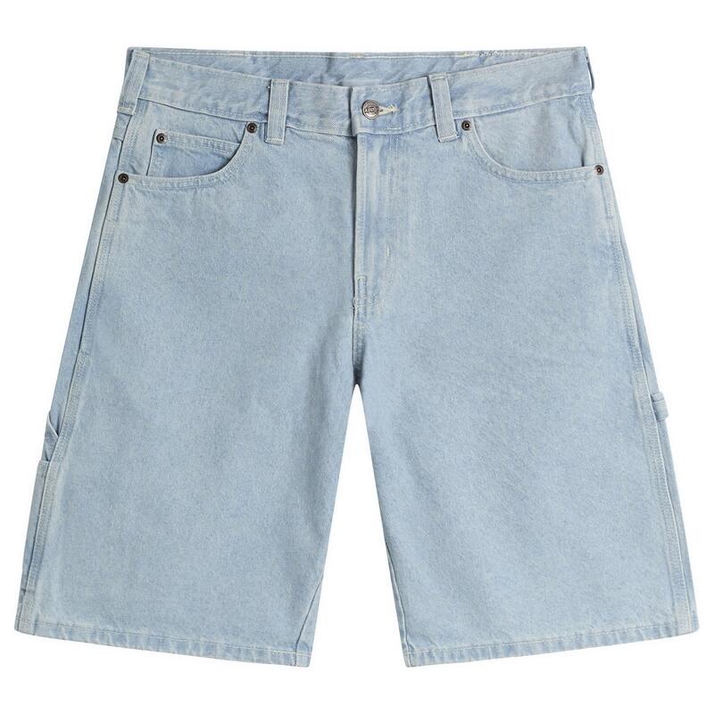 ディッキーズ メンズ ボトムス ハーフパンツ・ショーツ ショートパンツ デニム Dickies 993 Denim Carpenter Shorts Vintaged Blue ブルー