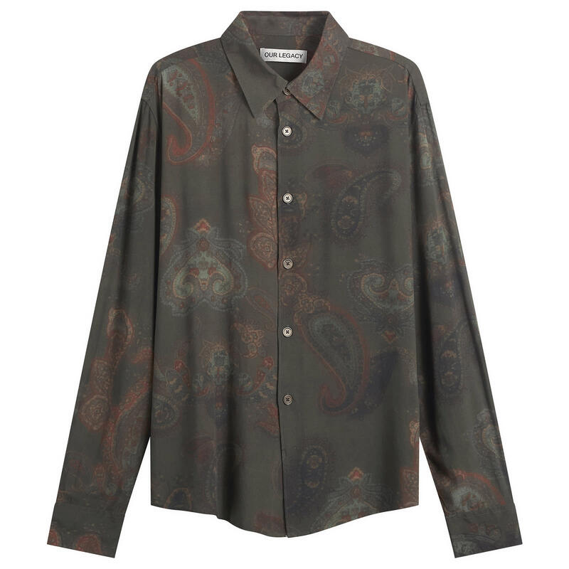 アワーレガシー メンズ トップス プルオーバー 刷り上げる Our Legacy Print Beyond Shirt Forgotten Paisley メンズファッション-カジュアルシャツ