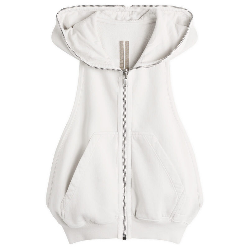 リックオウエンス メンズ アウター パーカー・スウェット ノースリーブ Rick Owens DRKSHDW Cyclops Gimp Sleeveless Hoodie Milk Wash