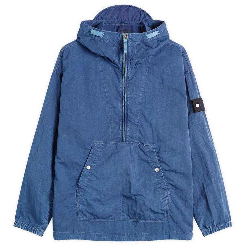 ストーンアイランド メンズ アウター ジャケット・ブルゾン ナイロン パーカー デニム Stone Islandenim Research Nylon Indigo-TC Marmo Parka Indigo インディゴ
