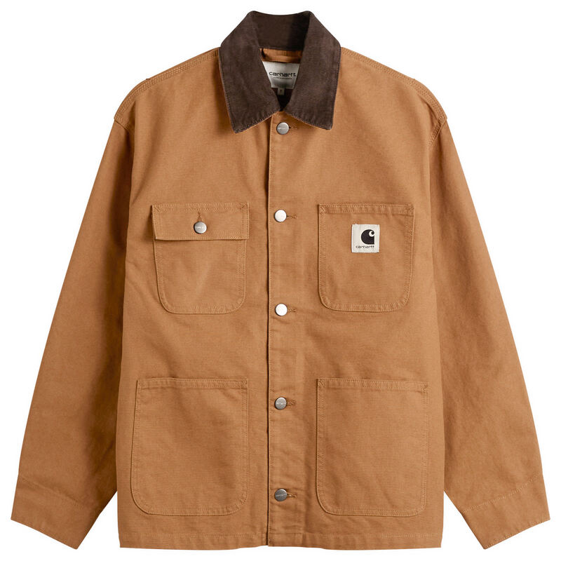 鉄道車両ハート形 レディース アウター 厚地の外套 Carhartt WIP OG Michigan Coat Hamilton Brown \u0026 Tobacco 赤銅色