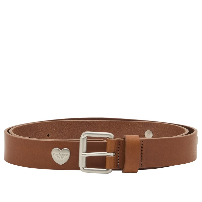 カーハート レディース アクセサリー ベルト Carhartt WIP Tylor Belt Cognac & Silver シルバー|ReVida 店