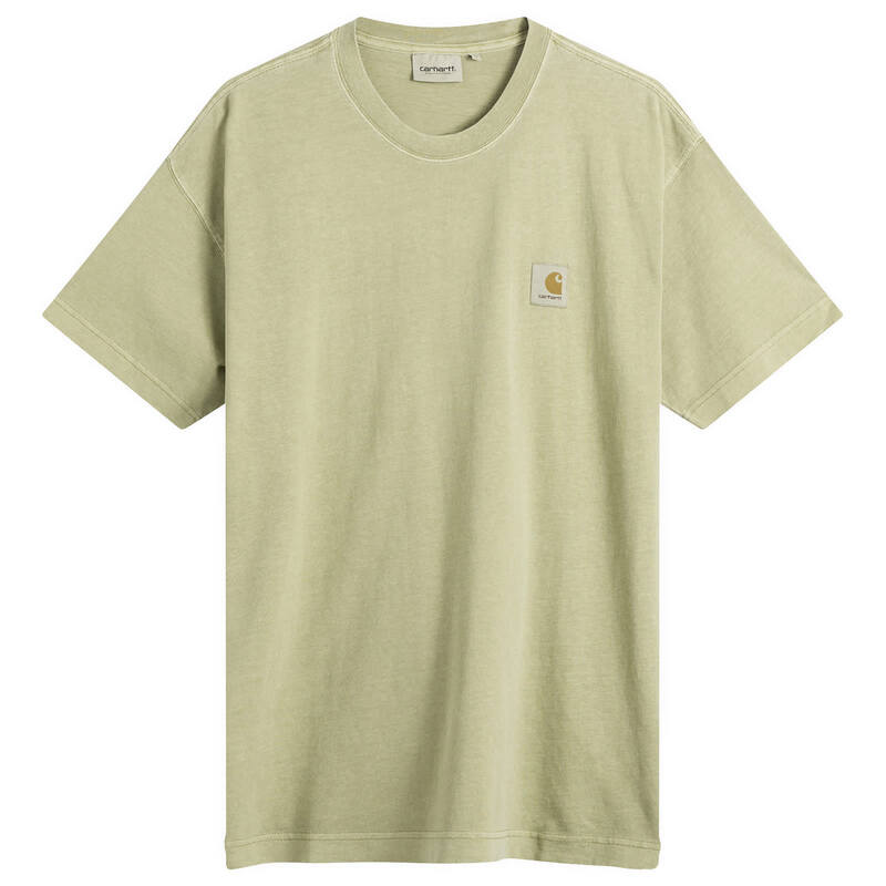 カーハート メンズ トップス Tシャツ Carhartt WIP Nelson T-Shirt Gentle Green Garment Dyed グリーン