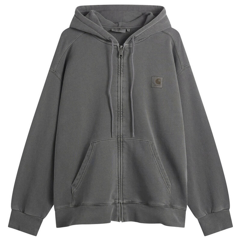 カーハート メンズ アウター ジャケット・ブルゾン Carhartt WIP Hooded Nelson Jacket Black Garment Dyed ブラック