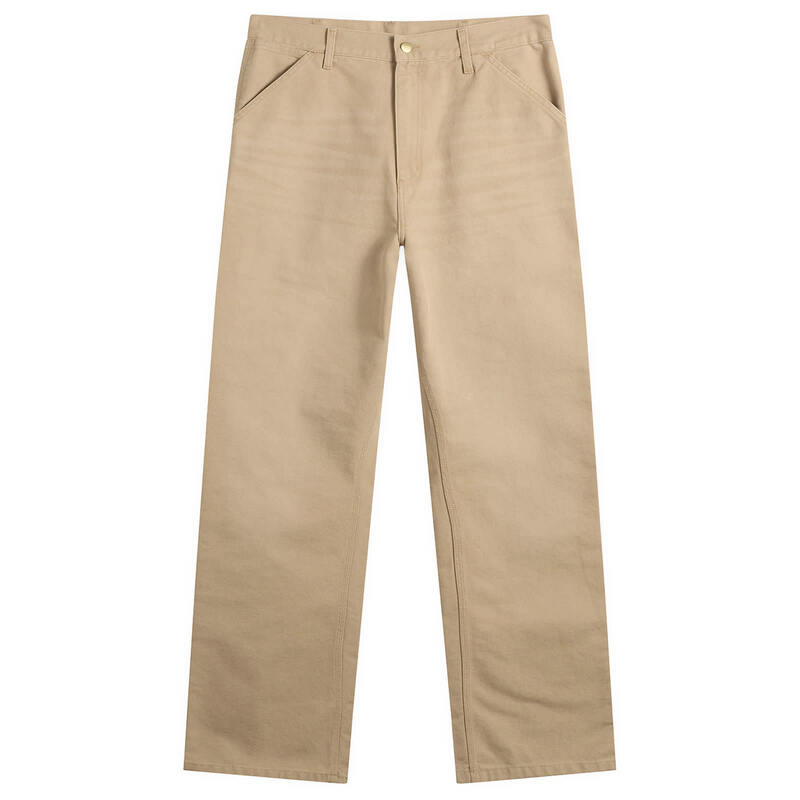 カーハート メンズ ボトムス カジュアルパンツ Carhartt WIP Single Knee Pants Dusty Hamilton Brown Stone Canvas ブラウン
