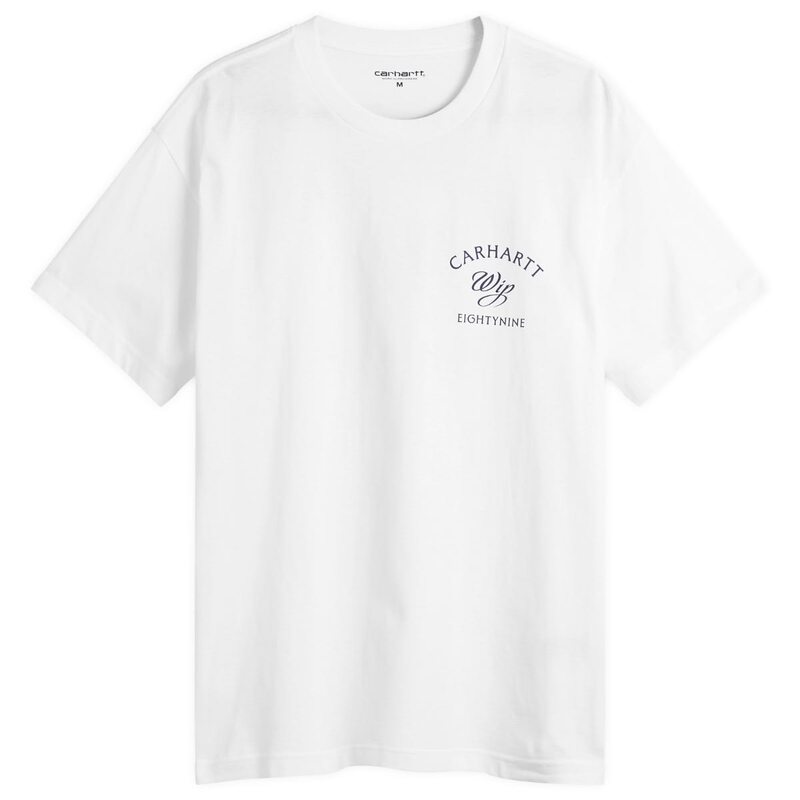 カーハート メンズ トップス Tシャツ Carhartt WIP Eightynine T-Shirt White ホワイト