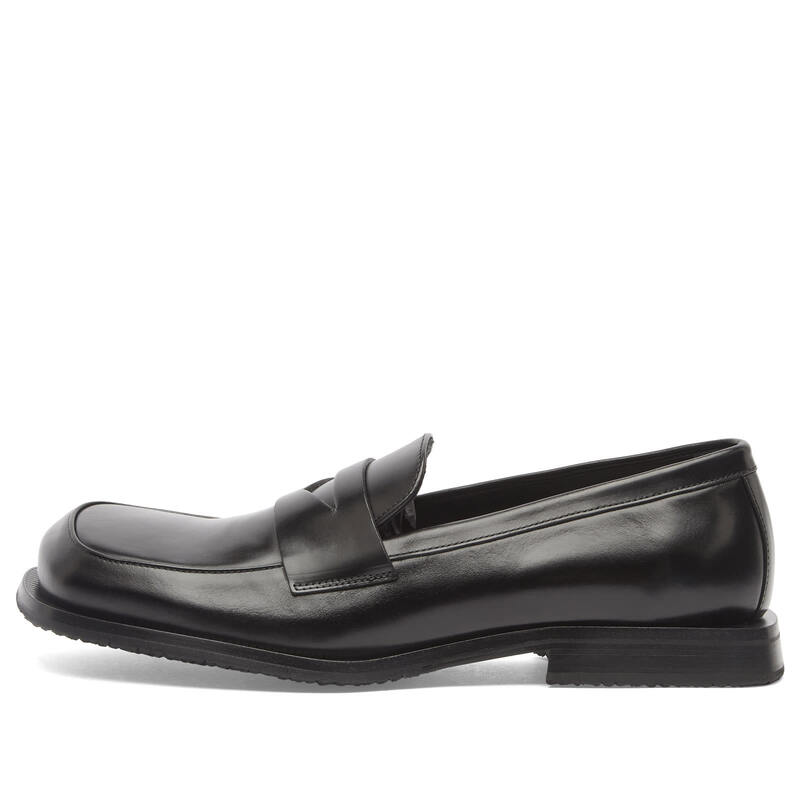 エイティス メンズ シューズ スリッポン・ローファー レザー Eytysavant Black Leather Loafer Black ブラック
