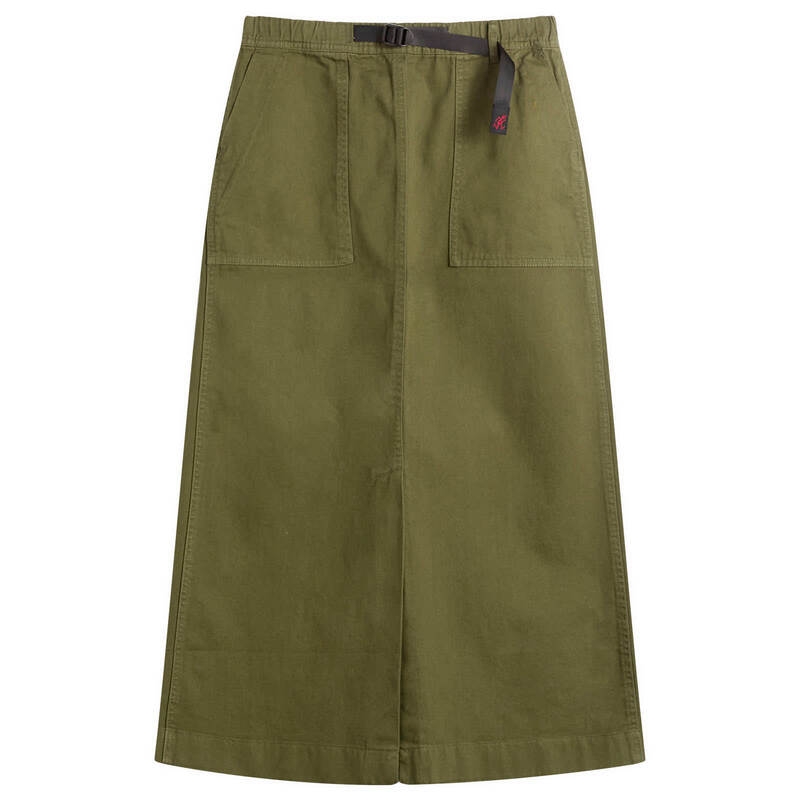 グラミチ レディース ボトムスカート ミディ Gramicci Midi Baker Skirt Olive オリーブ｜ReVida 店 27,936円