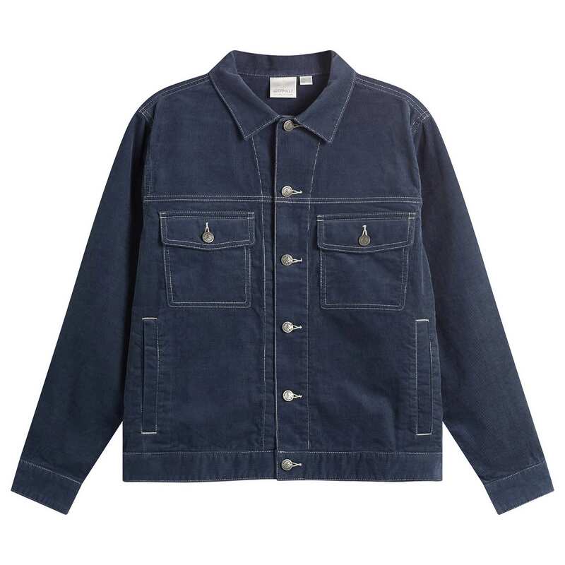 グラミチ レディース アウター ジャケット・ブルゾン コーデュロイ Gramicci Corduroy Trucker Jacket Navy ネイビー