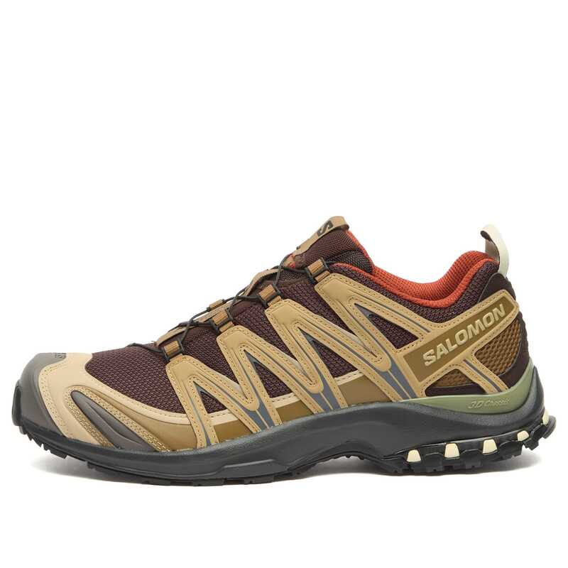 サロモン メンズ シューズ スニーカー Salomon XA PRO 3D Sneaker Black Coffee Kelp & Safari ブラック