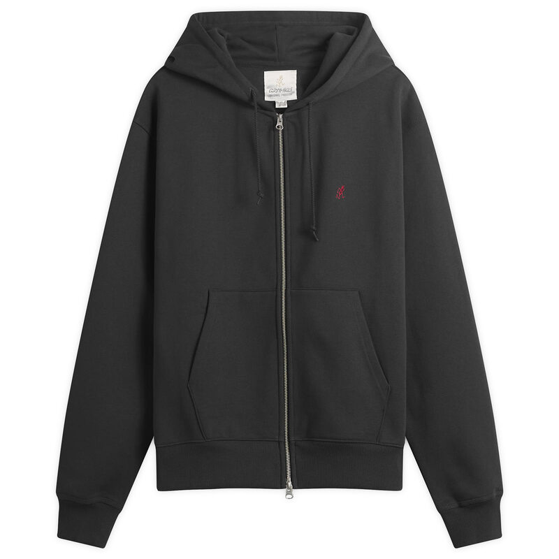 グラミチ メンズ アウター パーカー・スウェット Gramicci One Point Zip Hoodie Vintage Black 黒いこと