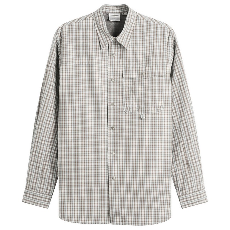 グラミチ メンズ トップス プルオーバー Gramicci Poplin Millwood Shirt Brown 赤銅色 トップス-メンズファッション