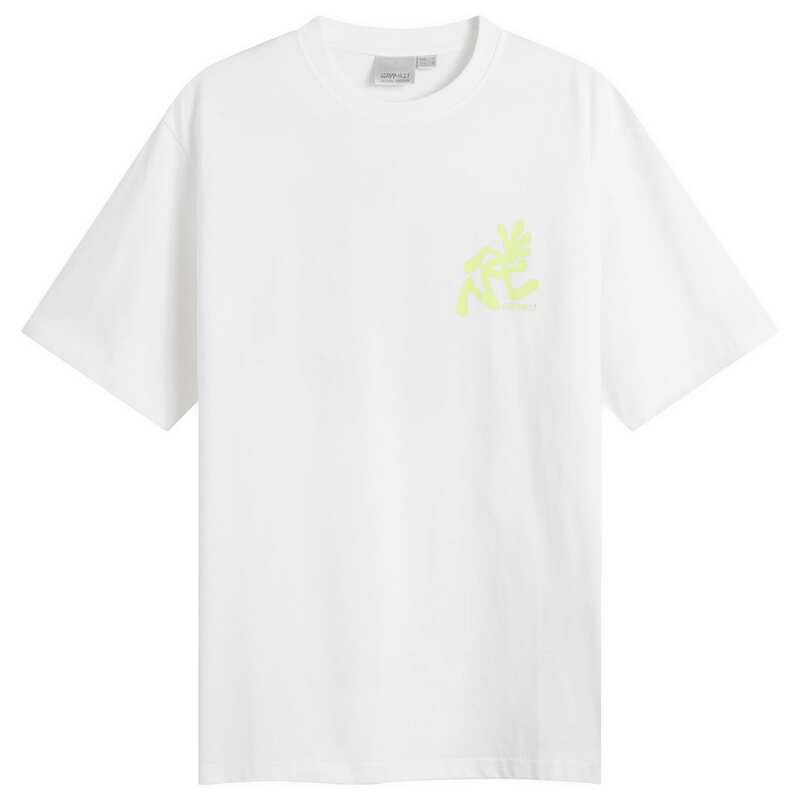 グラミチ メンズ トップス Tシャツ Gramicci Running Man T-Shirt White ホワイト