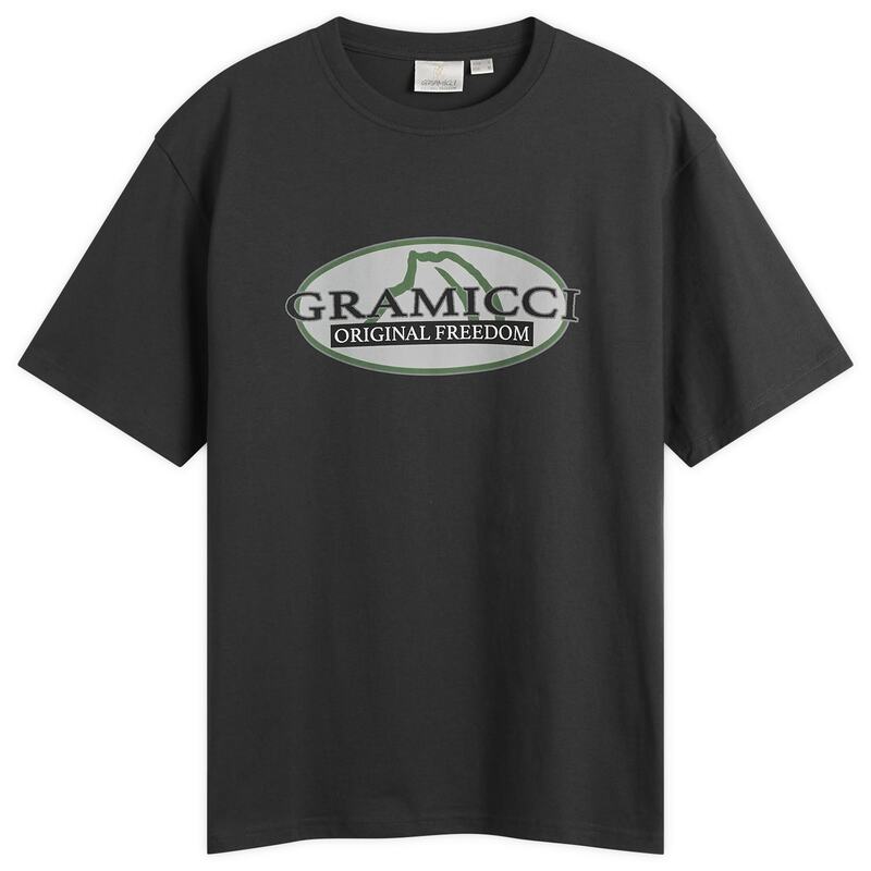 グラミチ メンズ トップス Tシャツ Gramicci Half Dome T-Shirt Vintage Black ブラック