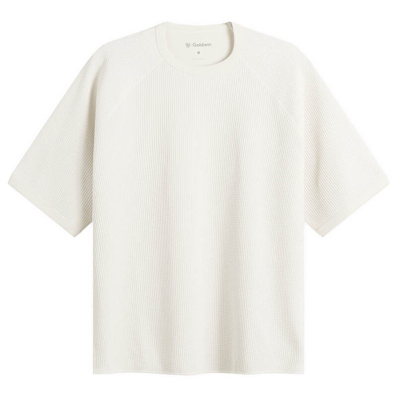 ゴールドウィン メンズ トップス Tシャツ Goldwin Waffle Light-Shirt Ivory アイボリー
