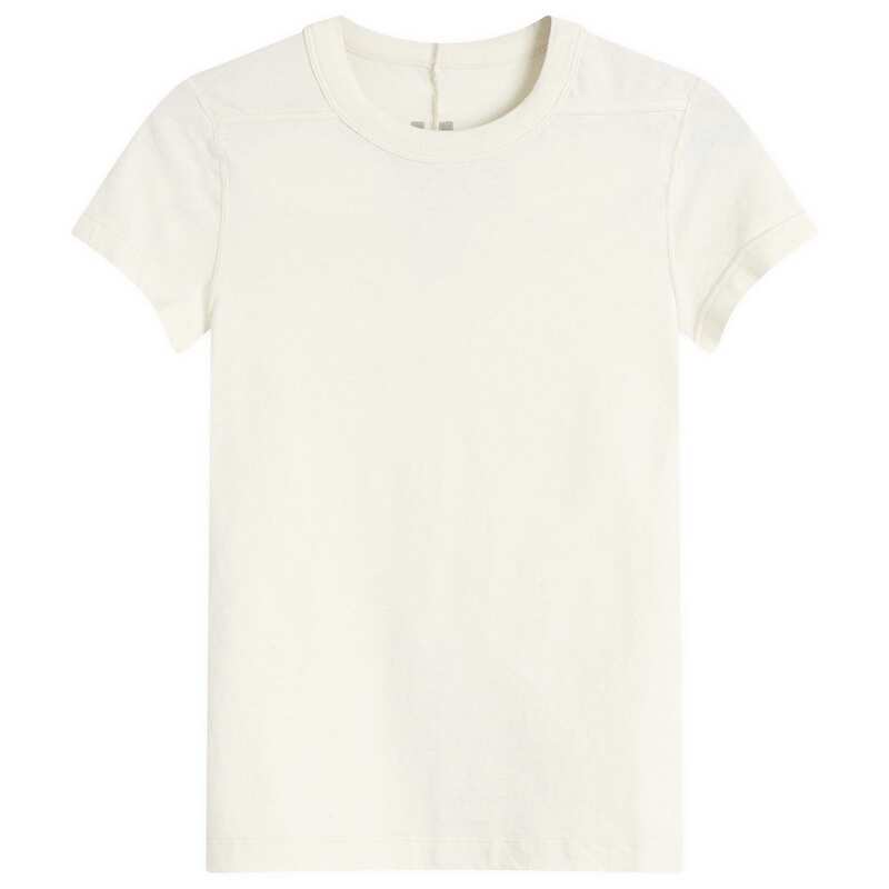 リックオウエンス レディース トップス Tシャツ クロップド Rick Owens Cropped Level T-Shirt Natural