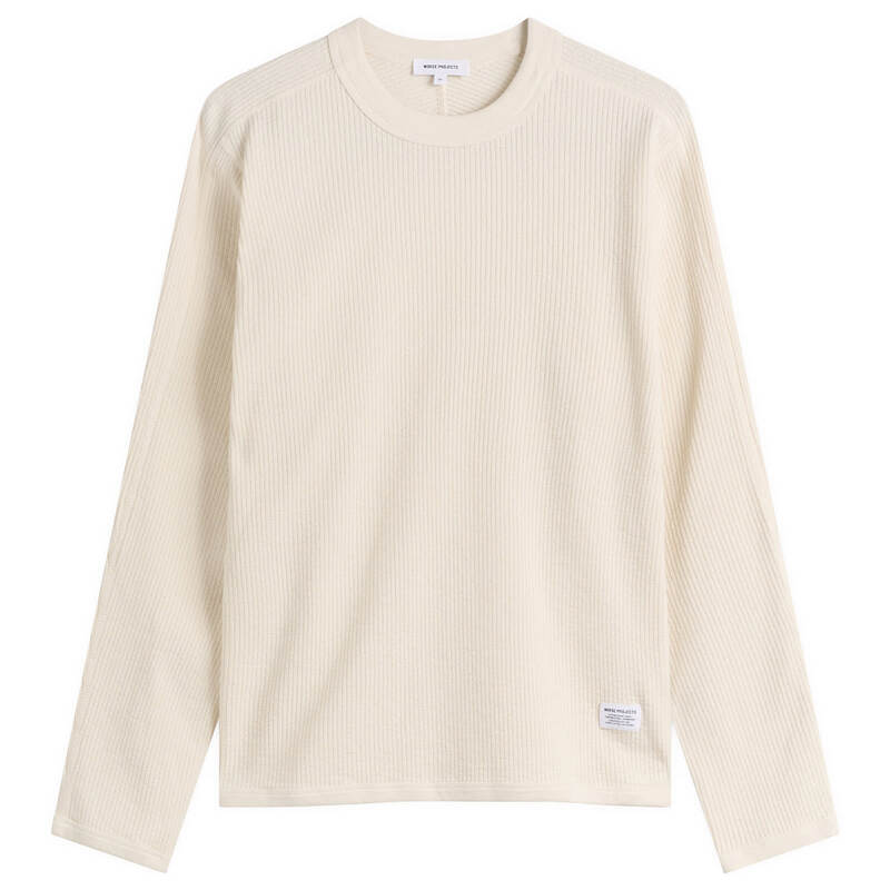 ノースプロジェクト メンズ トップス Tシャツ Norse Projectstevns Military Rib Long Sleeve T-Shirt Ecru エクリュ