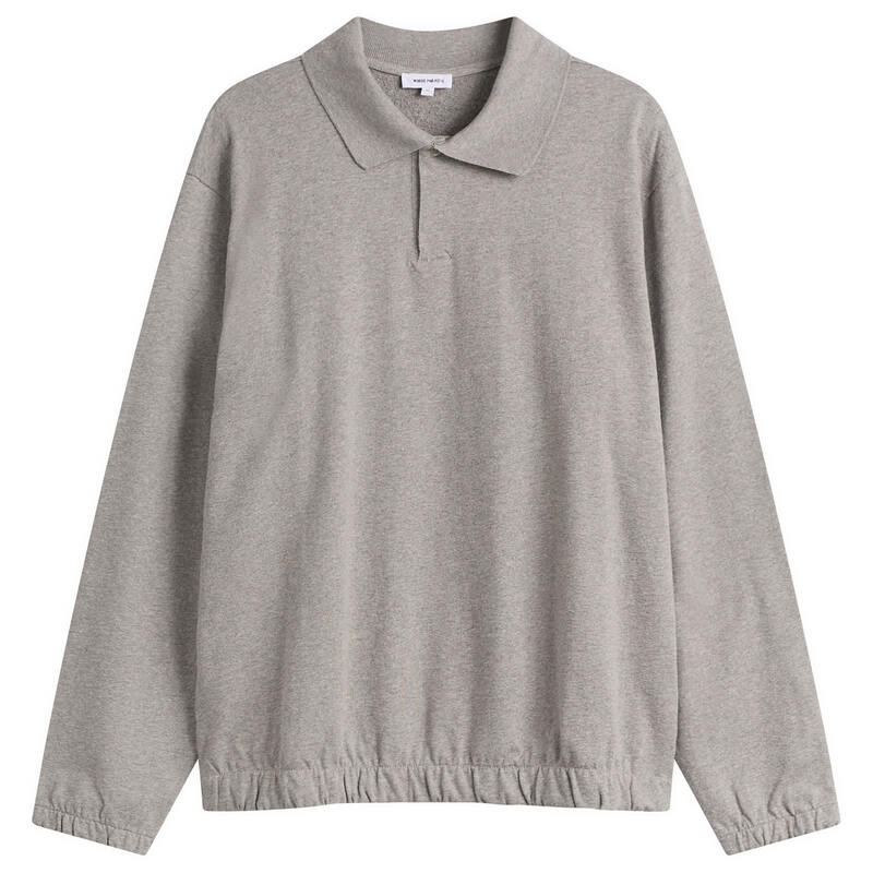 ノースプロジェクト メンズ トップス ポロシャツ ジャージー Norse Projectsylane Relaxed Jersey Polo Grey Melange グレー