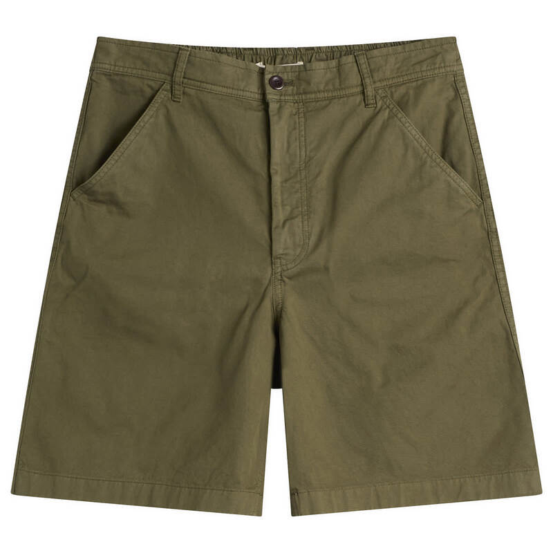 ノースプロジェクト メンズ ボトムス ハーフパンツ・ショーツ ショートパンツ Norse Projects Kvitfell Relaxed Twill Shorts Olive Night オリーブ