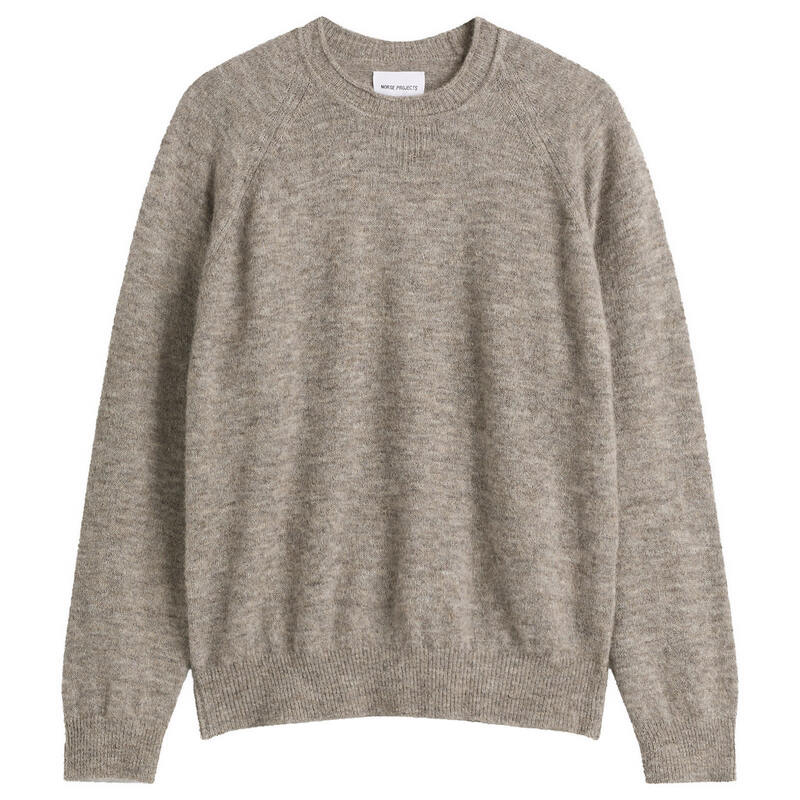 ノースプロジェクト メンズ アウター ニット・セーター Norse Projectskogafoss Baby Alpaca Jumper Walnut