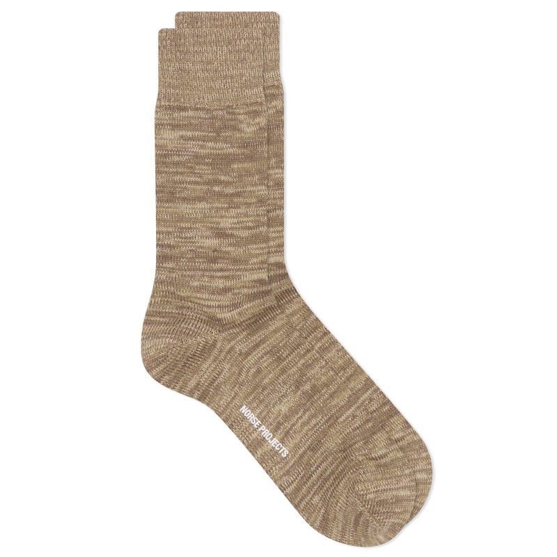 ノースプロジェクト メンズ アンダーウェア 靴下 コットン Norse Projects Bykle Heavy Cotton Twist Socks Vetiver
