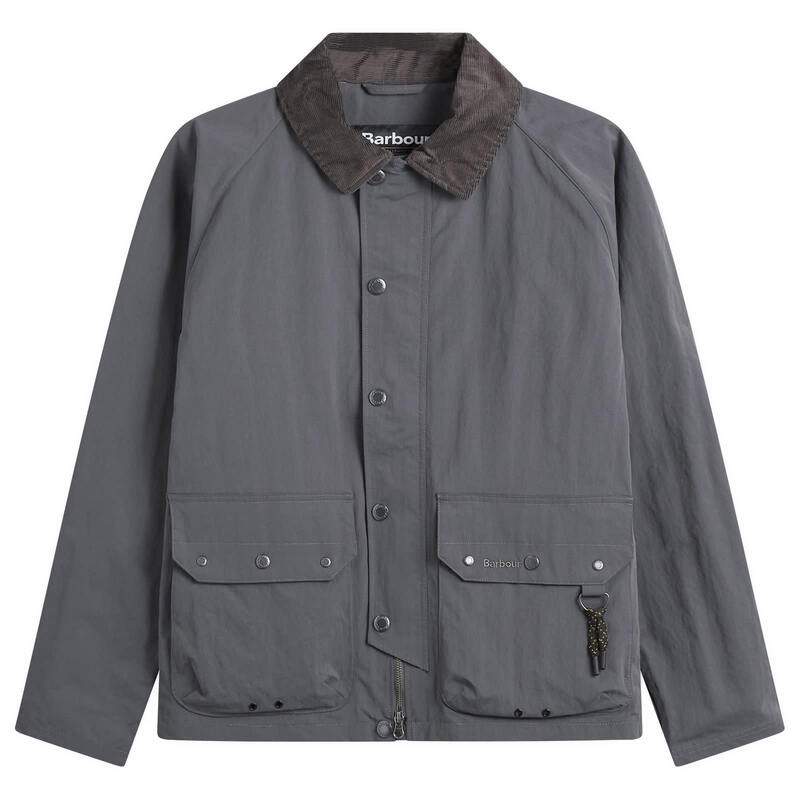 バブアー メンズ アウター 上衣・上衣 Barboure-Engineered Casual Chore Jacket Asphalt