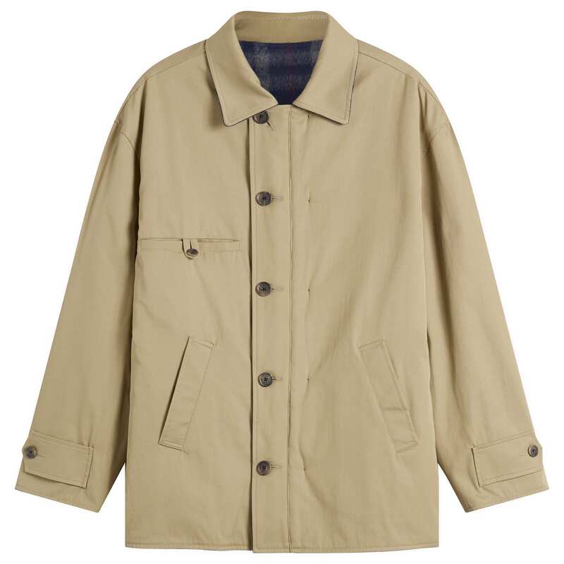 マルタンマルジェラ レディース アウター 上衣・上衣 パーカー Maison Margiela Parka Jacket Beige \u0026 Blue 青み
