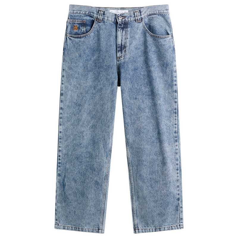 ポーラー スケート カンパニー メンズ ボトムス デニムパンツ ジーンズ Polar Skate Co. 93 Loose Straight Jeans Heavy Washed Blue ブルー
