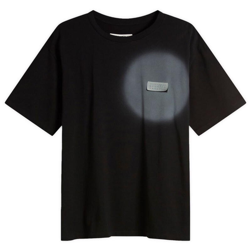 マルタンマルジェラ メンズ トップス プルオーバー グラフィック MM6 Maison Margiela Spray Graphic T-Shirt Black 黒いこと