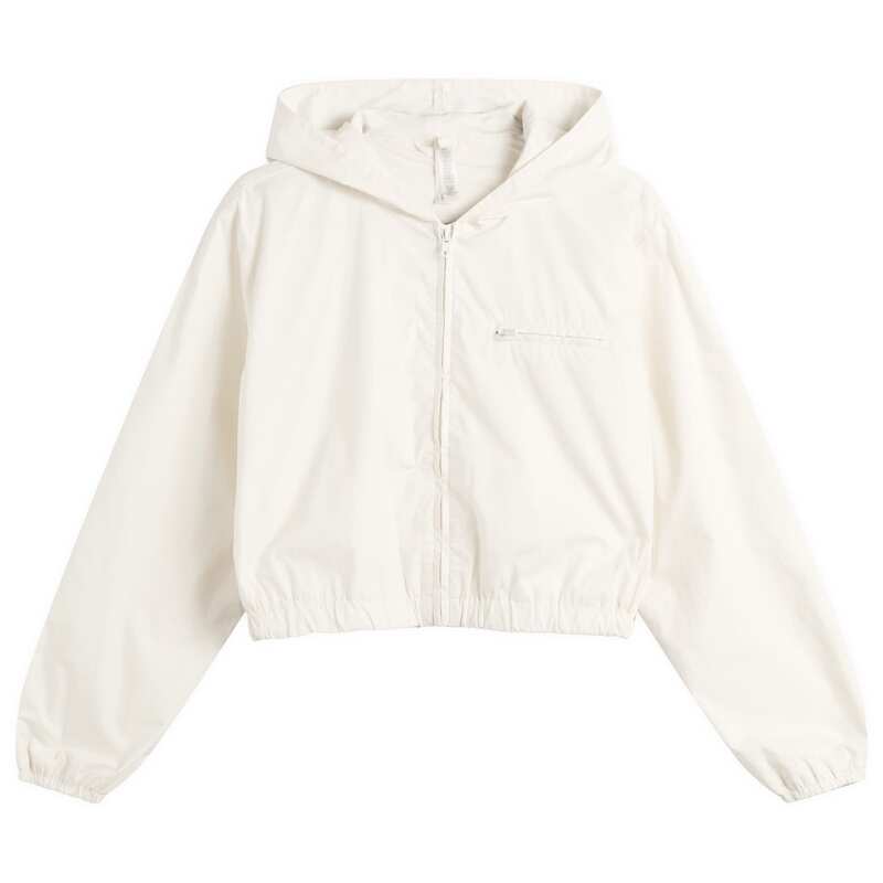 スキムズ レディース アウター ジャケット・ブルゾン Tシャツ SKIMSateen Crop Zip Up Jacket Egret