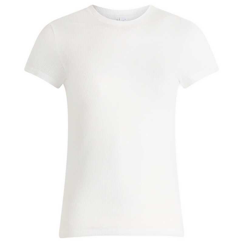 スキムズ レディース トップス Tシャツ クルーネック シアー コットン SKIMSheer Cotton Crewneck Standard T-Shirt Snow