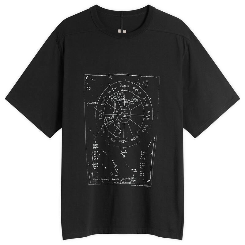 リックオウエンス メンズ トップス プルオーバー Rick Owens Celestial Brad T-Shirt Black 黒いこと