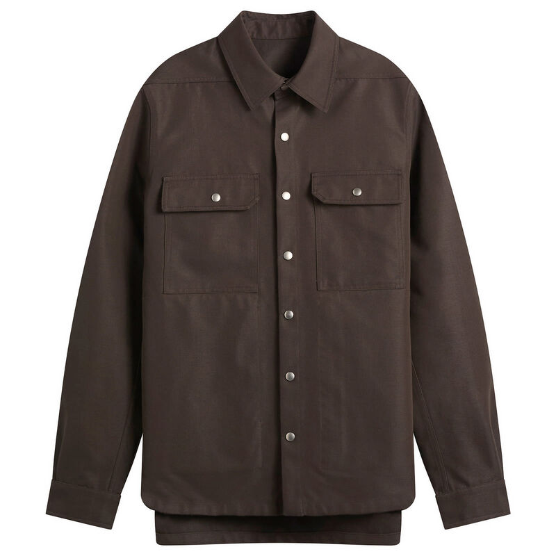 リックオウエンス メンズ アウター 上衣・上衣 プルオーバー Rick Owens Outershirt Jacket Dark Dust