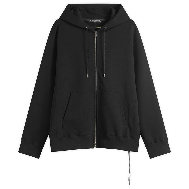 お師匠さん肝ったま メンズ アウター パーカー・スウェット MASTERMIND WORLD OG Embroidery-Ish Zip-Up Hoodie Black 黒いこと