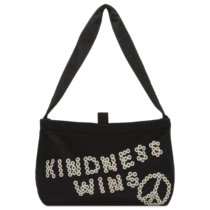 ストーリーエムエフジー メンズ 御徒面子 Story mfg. Big Shop Tote Kindness Wins Ink