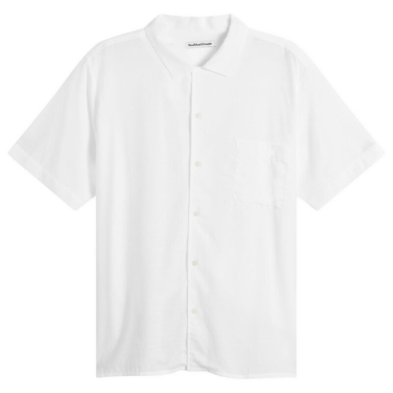 ワイエムシー メンズ トップス シャツ レース YMC Lace Malick Shirt White ホワイト