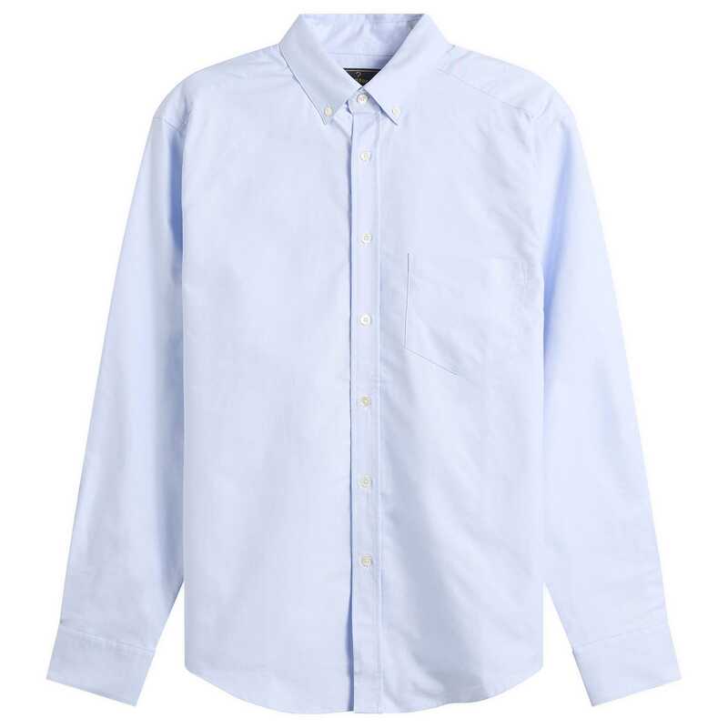 ポーチュギースフランネル メンズ トップス シャツ ボタンダウン オックスフォード ダウン Portuguese Flannel Belavista Button Down Oxford Shirt Light Blue ブルー