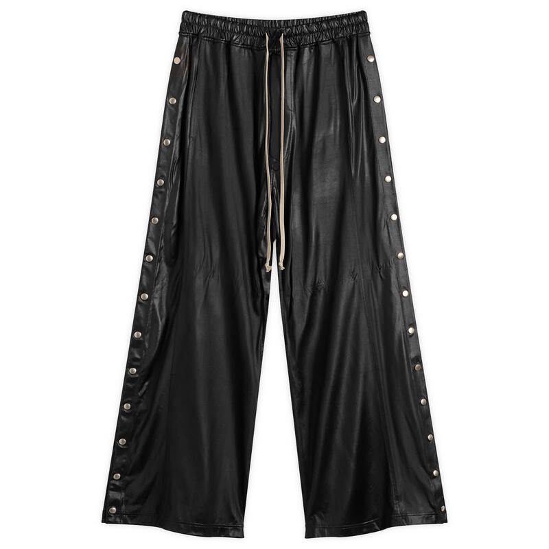 リックオウエンス メンズ ボトムス 心地よいズボン下 Rick Owens DRKSHDWide Pusher Pants Black 黒いこと