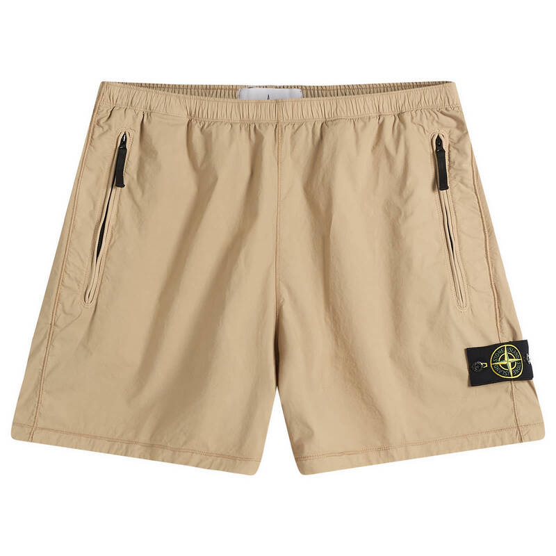 ストーンアイランド メンズ ボトムス 二分の一ズボン下・さる股引き 遊撃手ズボン下 Stone Island Tela Paracadute Shorts Desert 石ころ