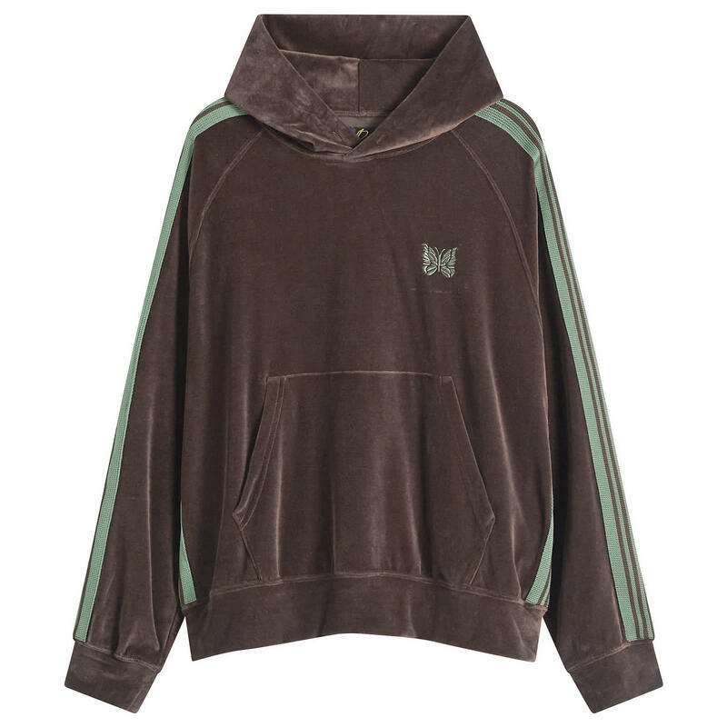 ニードルズ レディース アウター パーカー・スウェット Needles Track Hoodie Brown 赤銅色