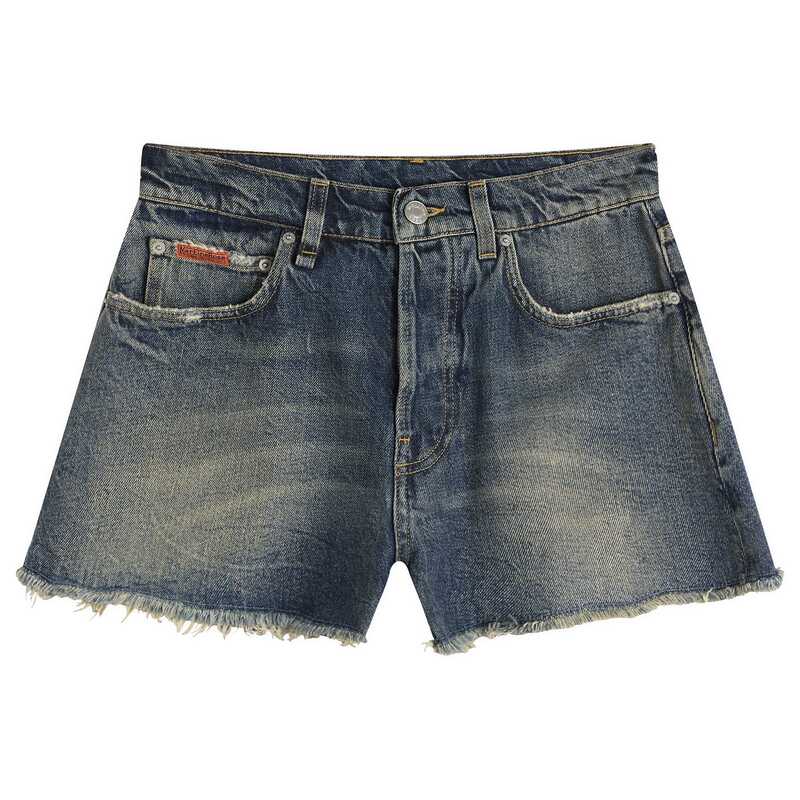 マーティン・ローズ レディース ボトムス ハーフパンツ・ショーツ ショートパンツ Martine Rose Shorts Blue Trucker Wash ブルー|ReVida 店