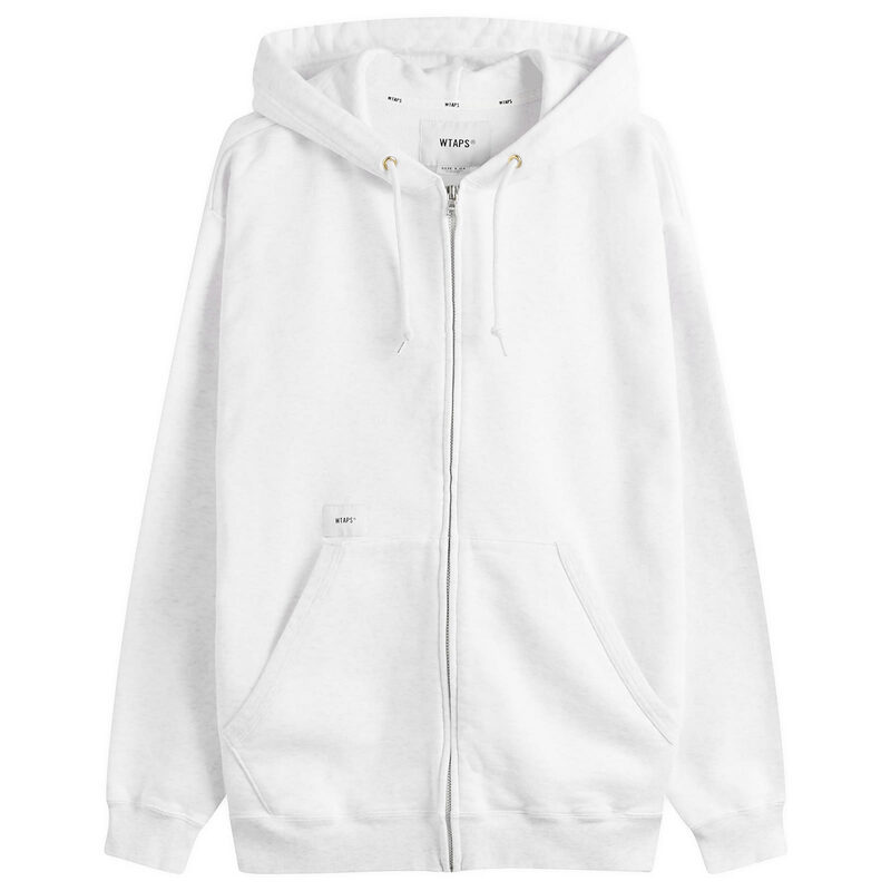 ダブルタップス メンズ アウター パーカー・スウェット WTAPS Throwdy Zip Hoody Light Gray グレー