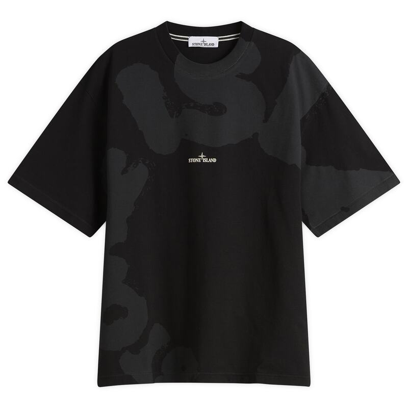 ストーンアイランド メンズ トップス プルオーバー Stone Island Whirlwind Type T-Shirt Black 黒いこと