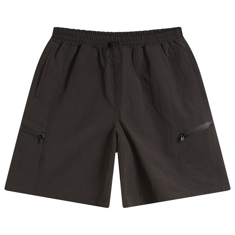 フリズムワークス メンズ ボトムス 二分の一ズボン下・さる股引き ナイロン 遊撃手ズボン下 FrizmWORKS Nylon Utility Pocket Shorts Charcoal 暗灰色 ズボン・パンツ-メンズファッション
